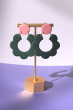 Load image into Gallery viewer, Emilia - forest green/pink