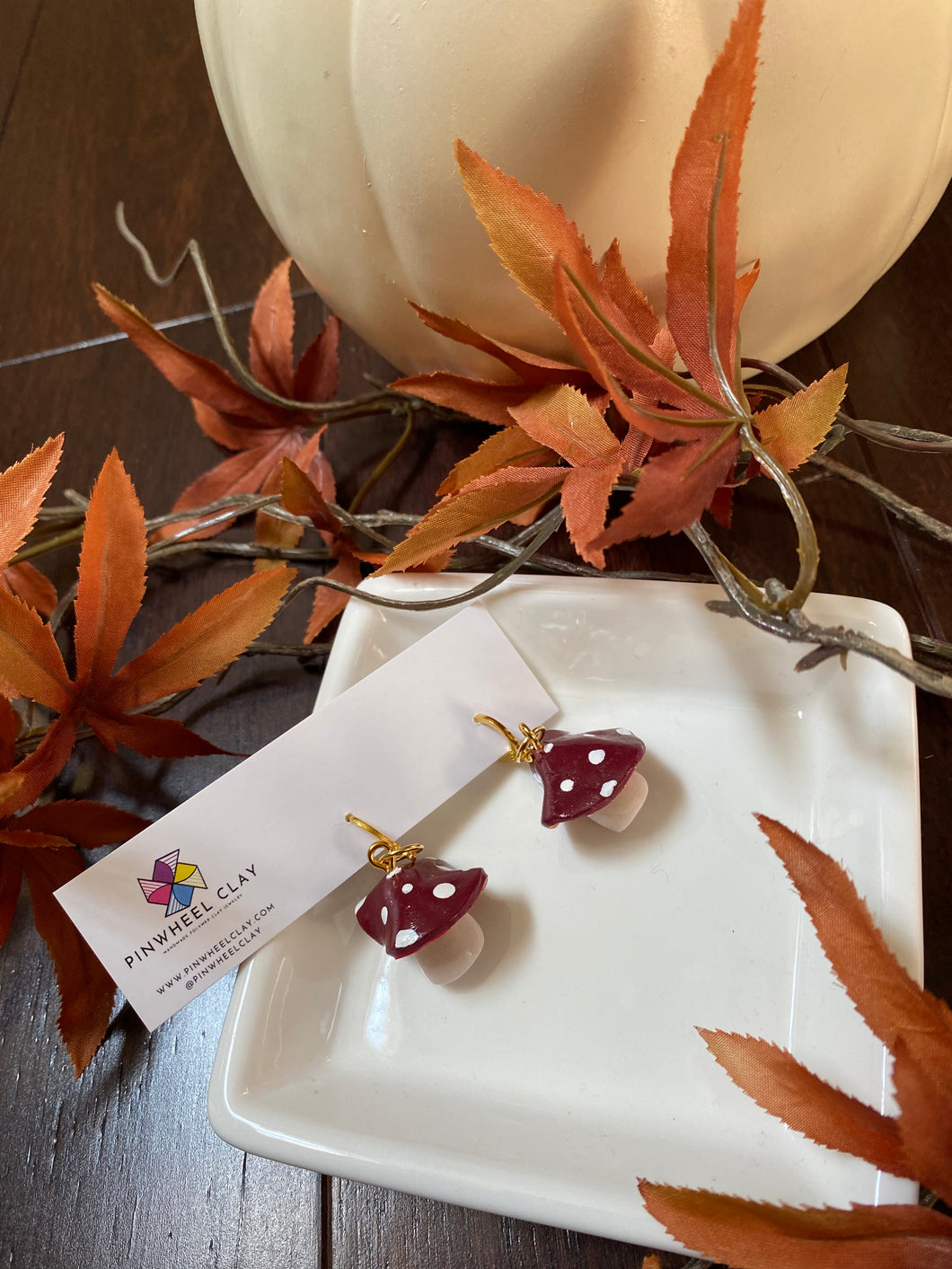 Fall Mushrooms – Pinwheel Clay