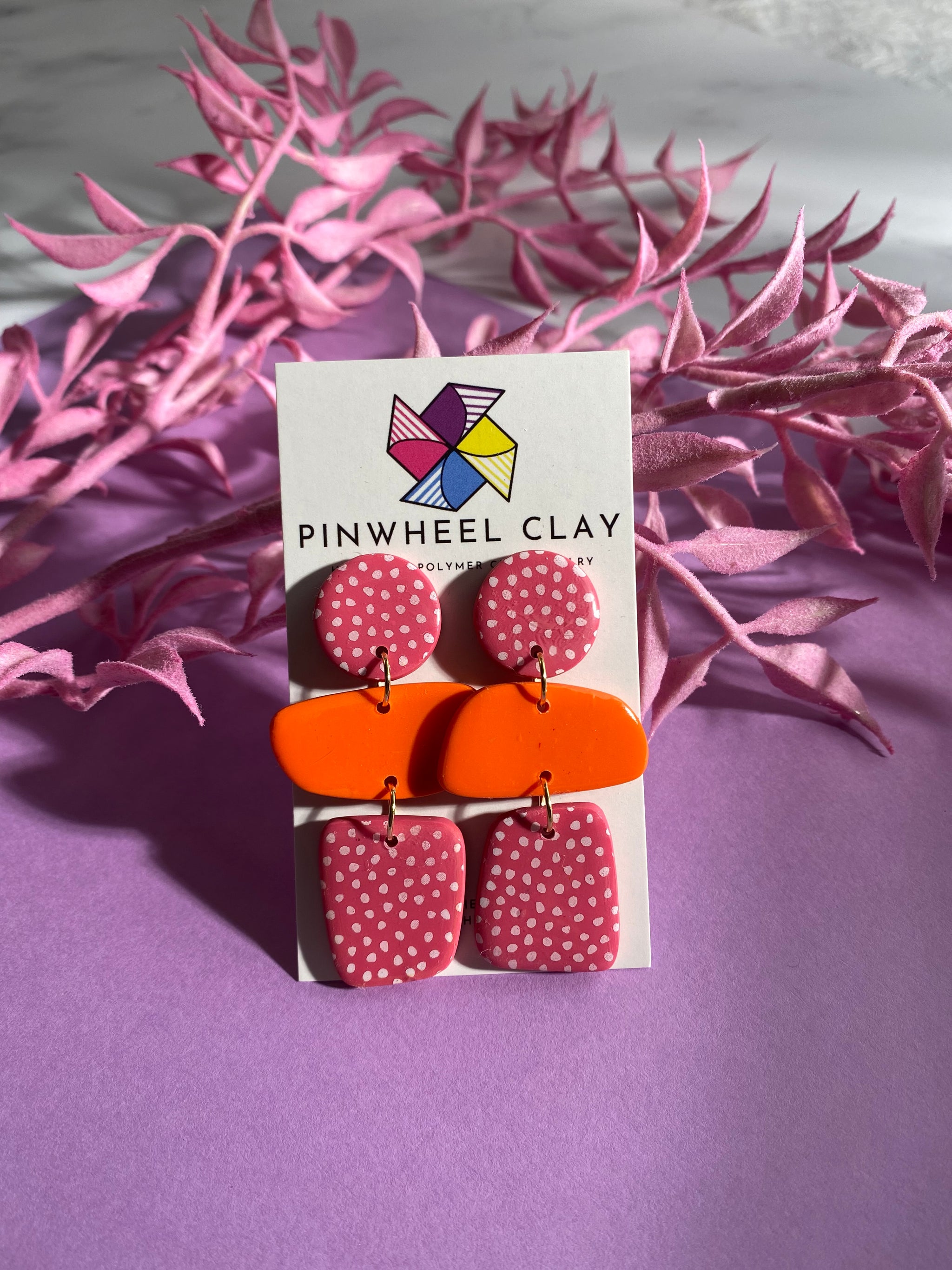 Columbia - bubblegum pink/orange – Pinwheel Clay