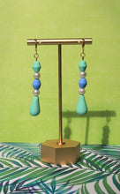 Load image into Gallery viewer, Palawan bead dangle (mint/periwinkle/mint)
