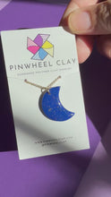 Load and play video in Gallery viewer, Necklace - navy blue moon
