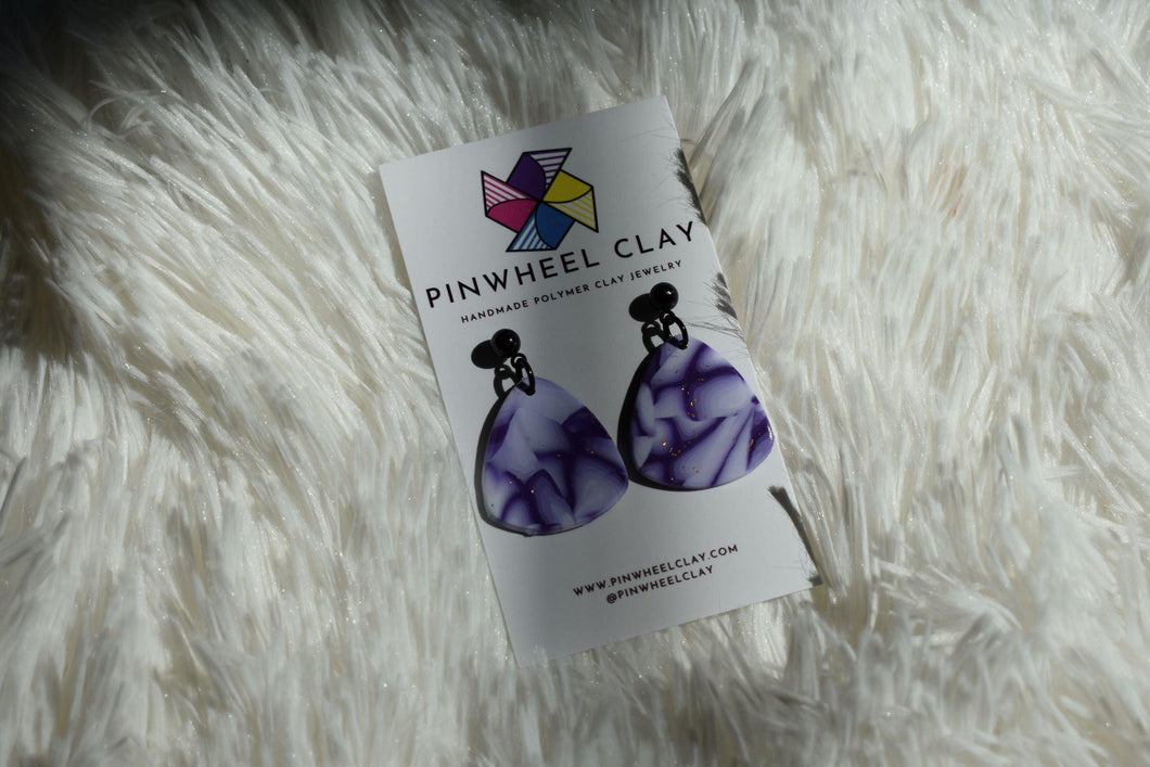Charlotte Purple Medium Gumdrop - Pinwheel Clay