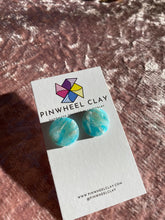 Load image into Gallery viewer, Lourdes Circle Stud - Pinwheel Clay
