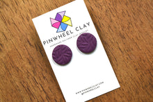 Load image into Gallery viewer, Porto Circle Stud - Pinwheel Clay
